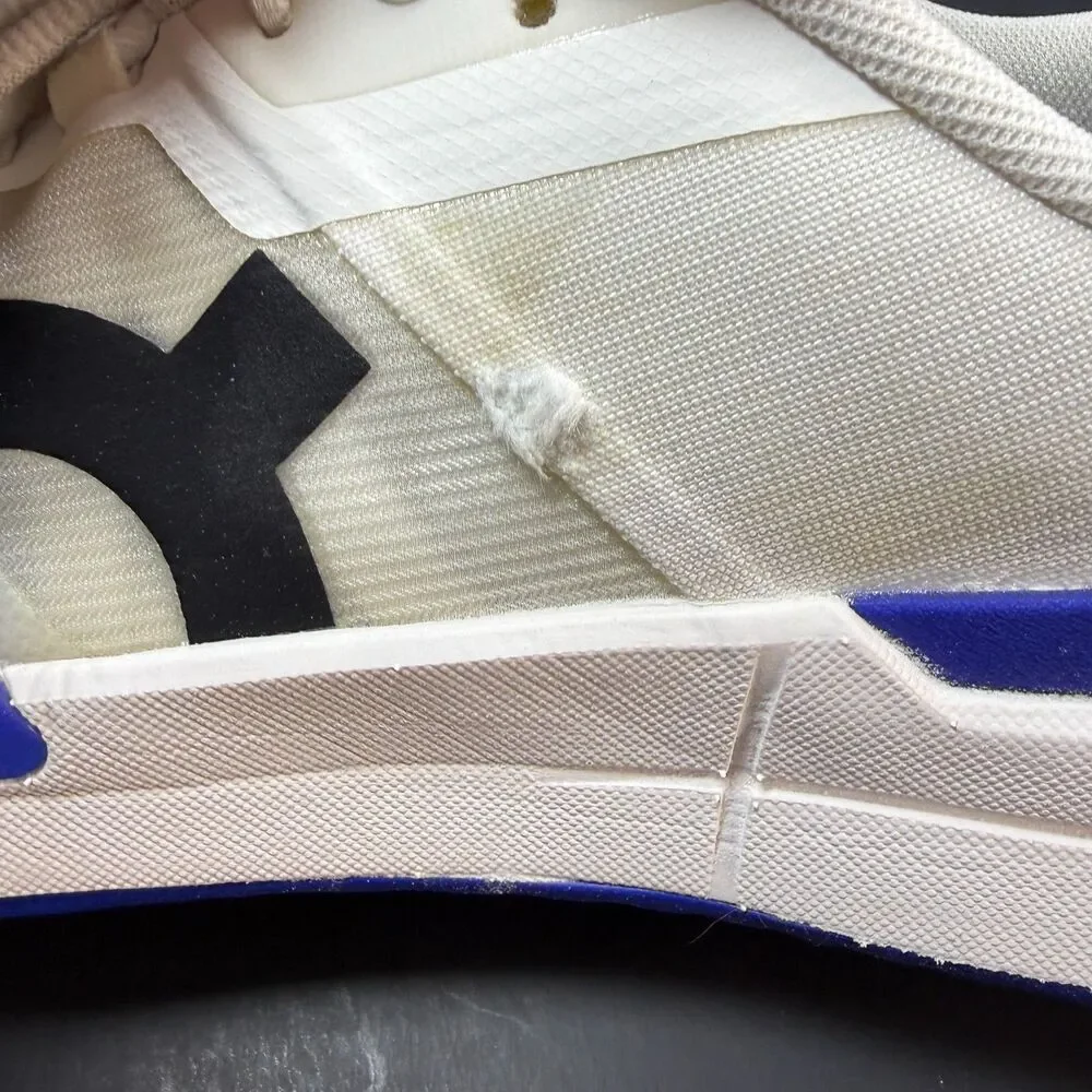 On The Roger Pro 2 Tennis Shoes Mens Size 13  White Blue On Cloud 3ME10300629